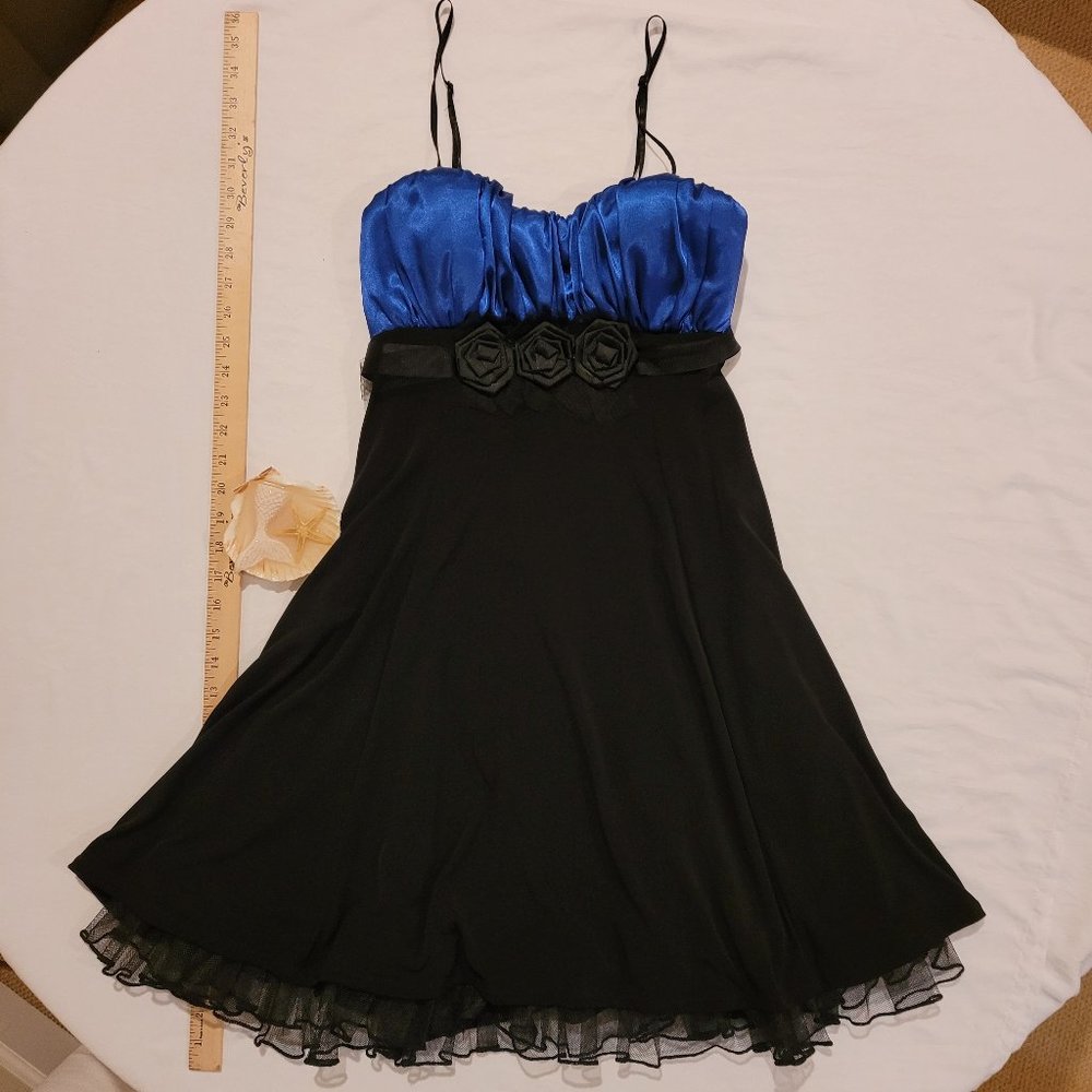 1 Royal Blue & Black Dress with Tulle Accents by Snap.